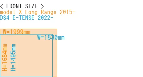 #model X Long Range 2015- + DS4 E-TENSE 2022-